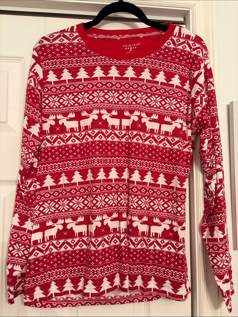 Primark Red and White Holiday Pyjamas